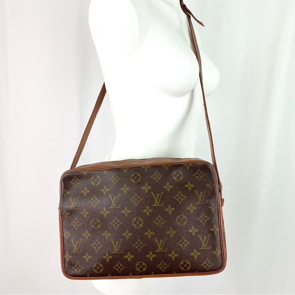 LOUIS VUITTON MONOGRAM POCHETTE MARLY BAG CROSSBODY SHOULDER OS AUTHENTIC
